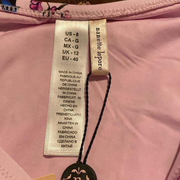 Nanette Lapore scoop swim with Shade and shore top (Sm-Med), bottoms size 8 - Picture 6 of 14